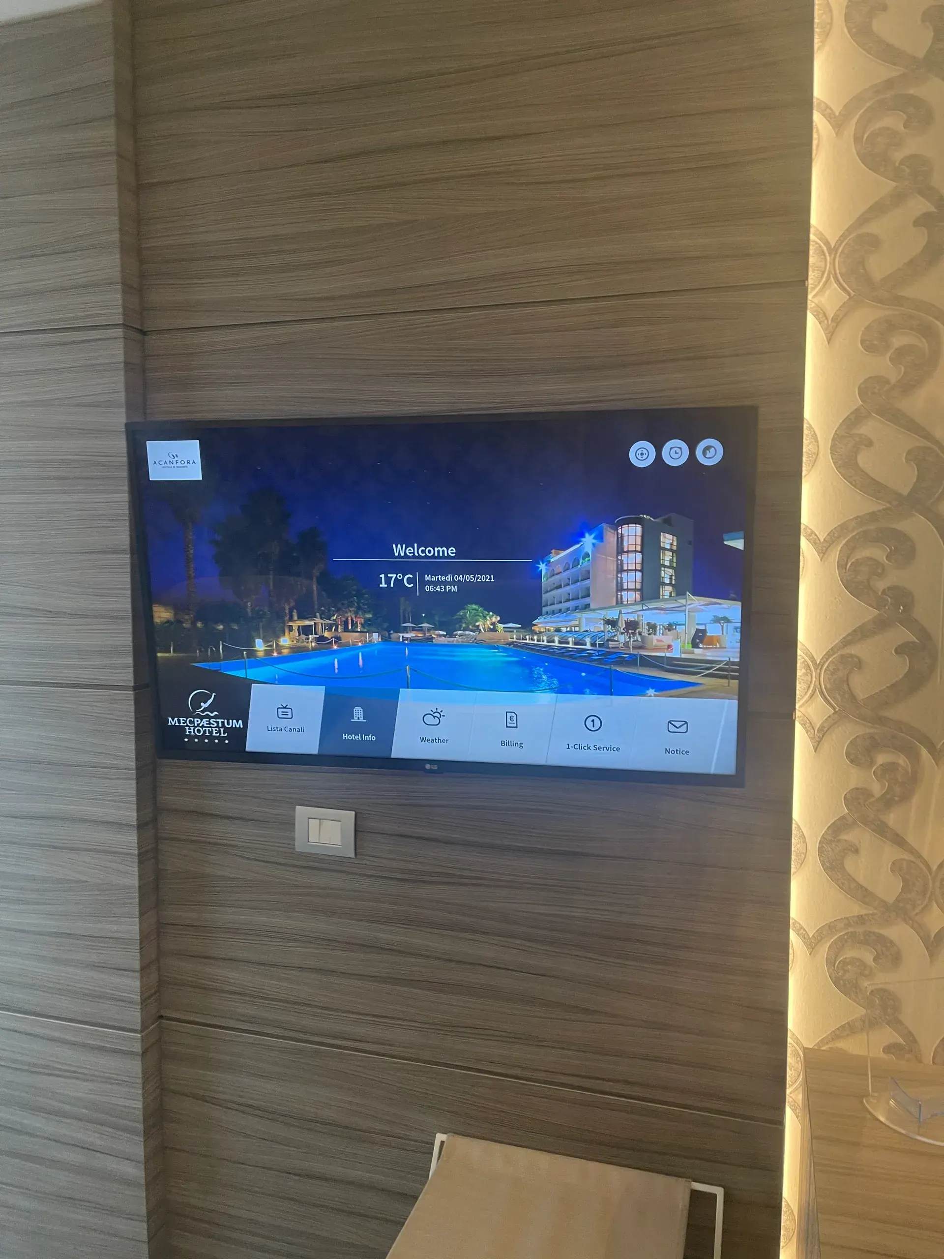 Hotel tv — Mec Paestum Hotel 2