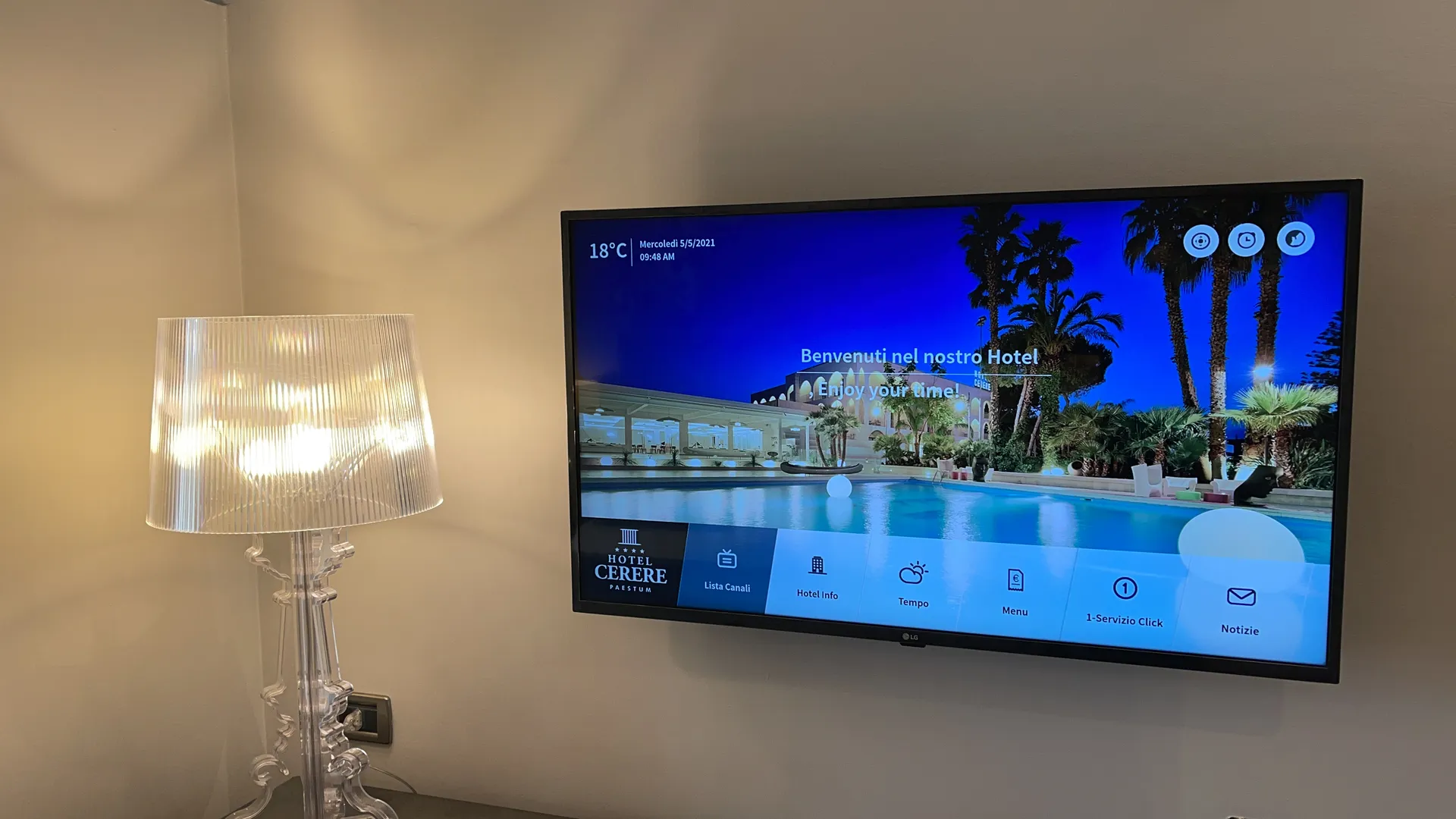 Hotel tv — Mec Paestum Hotel 6
